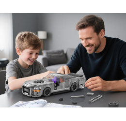 Raudono superautomobilio konstravimo rinkinys