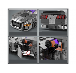 Raudono superautomobilio konstravimo rinkinys
