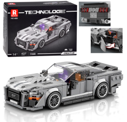 Raudono superautomobilio konstravimo rinkinys