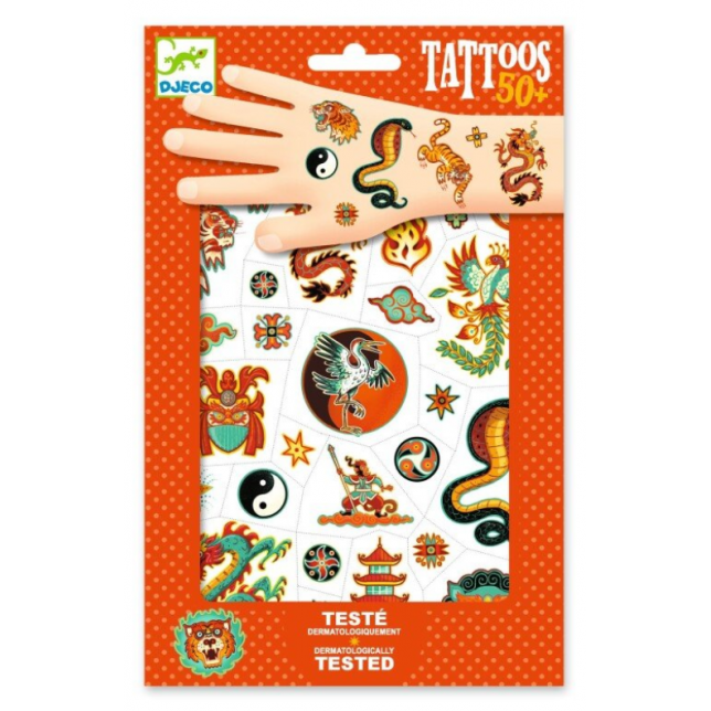 Tatuiruotės - kovos menai (daugiau nei 50 tatuiruočių)