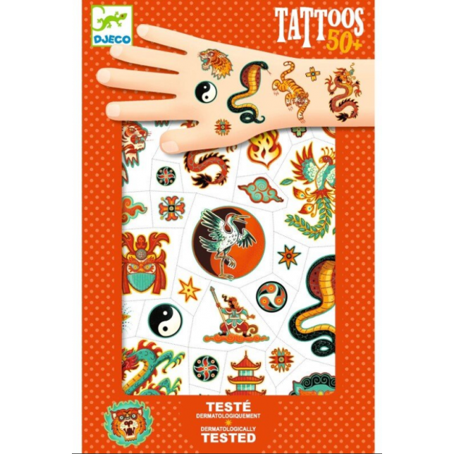 Tatuiruotės - kovos menai (daugiau nei 50 tatuiruočių)
