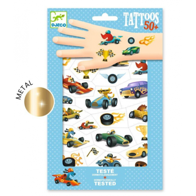 Tatuiruotės - Greiti automobiliai (daugiau nei 50 tatuiruočių)