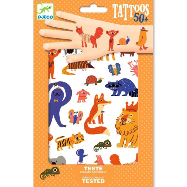 Tatuiruotės - Juokingi gyvūnai (daugiau nei 50 tatuiruočių)