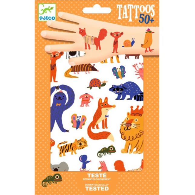Tatuiruotės - Juokingi gyvūnai (daugiau nei 50 tatuiruočių)