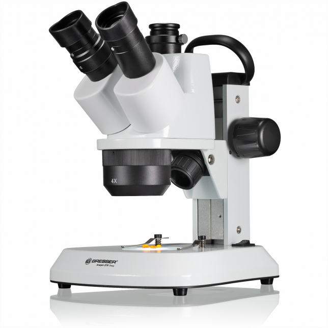 BRESSER stereo trinokulinis mikroskopas „Analyth STR 10x-40x“ su „MikrOkular LF Full HD“ kamera
