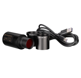 BRESSER stereo trinokulinis mikroskopas „Analyth STR 10x-40x“ su „MikrOkular LF Full HD“ kamera