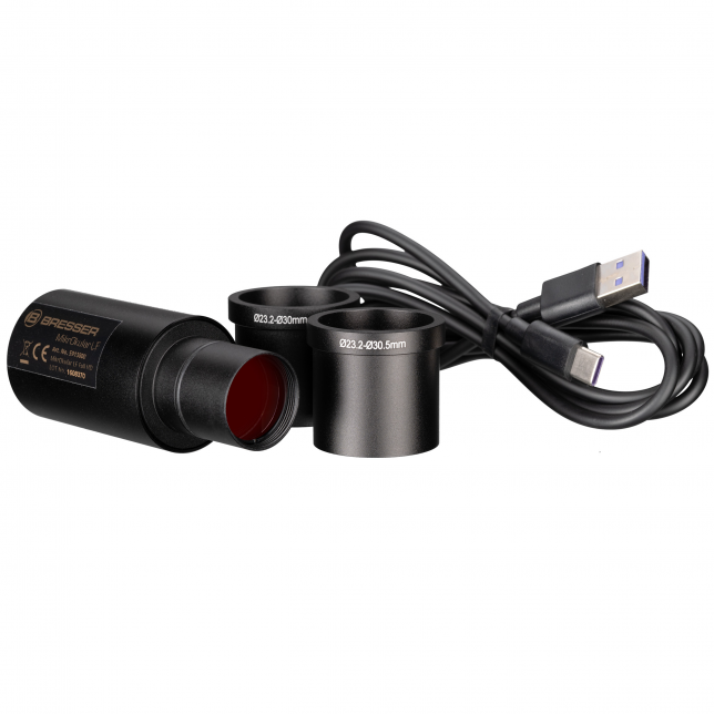 BRESSER stereo trinokulinis mikroskopas „Analyth STR 10x-40x“ su „MikrOkular LF Full HD“ kamera