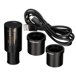 BRESSER stereo trinokulinis mikroskopas „Analyth STR 10x-40x“ su „MikrOkular LF Full HD“ kamera