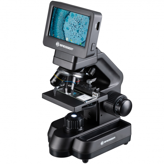 BRESSER Biolux Touch 5MP HDMI skaitmeninis mikroskopas mokyklai ir pomėgiams