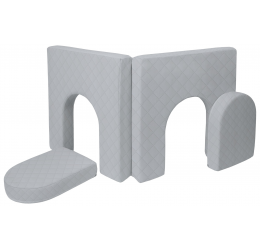 Modulinė poroloninė sofa, kapučino spalvos