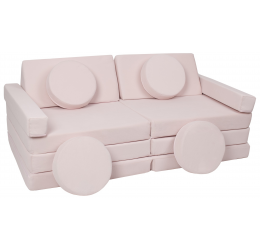 Modulinė poroloninė sofa, kapučino spalvos