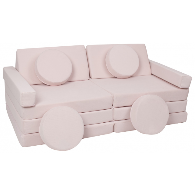 Modulinė poroloninė sofa, kapučino spalvos