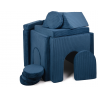 Modulinė poroloninė sofa, kapučino spalvos