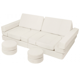 Modulinė poroloninė sofa, kapučino spalvos