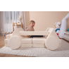 Modulinė poroloninė sofa, kapučino spalvos