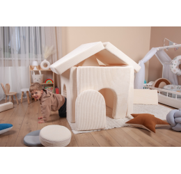 Modulinė poroloninė sofa, kapučino spalvos