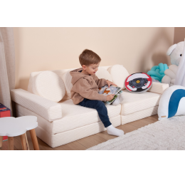 Modulinė poroloninė sofa, kapučino spalvos