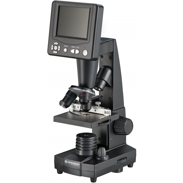 BRESSER LCD mokinių mikroskopas 8,9 cm (3,5 colio)