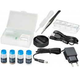 BRESSER LCD mokinių mikroskopas 8,9 cm (3,5 colio)
