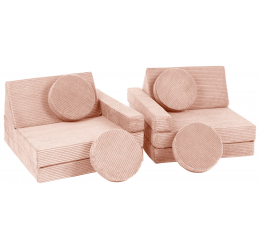 Minkšta modulinė sofa  - blokai, įvairių spalvų