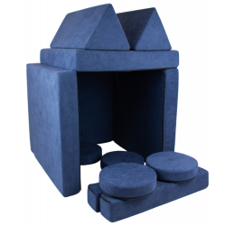 Minkšta modulinė sofa  - blokai, įvairių spalvų