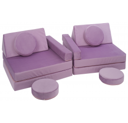 Minkšta modulinė sofa  - blokai, įvairių spalvų