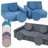 Minkšta modulinė sofa  - blokai, įvairių spalvų
