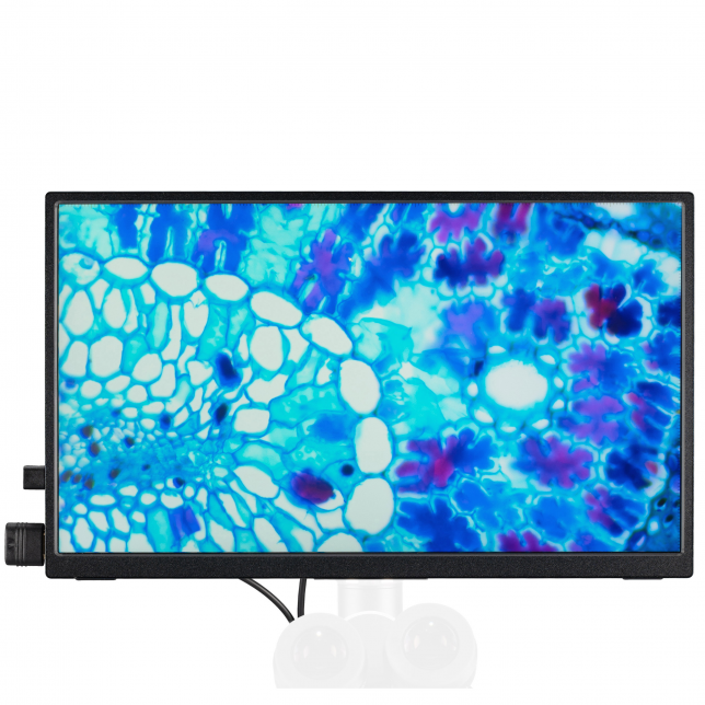 BRESSER mikroskopas „Science TRM 301“ su „MikroCam PRO HDMI 5MP“ kamera ir HDMI ekranu (13,3 colio)