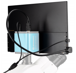 BRESSER mikroskopas „Science TRM 301“ su „MikroCam PRO HDMI 5MP“ kamera ir HDMI ekranu (13,3 colio)