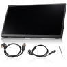 BRESSER mikroskopas „Science TRM 301“ su „MikroCam PRO HDMI 5MP“ kamera ir HDMI ekranu (13,3 colio)