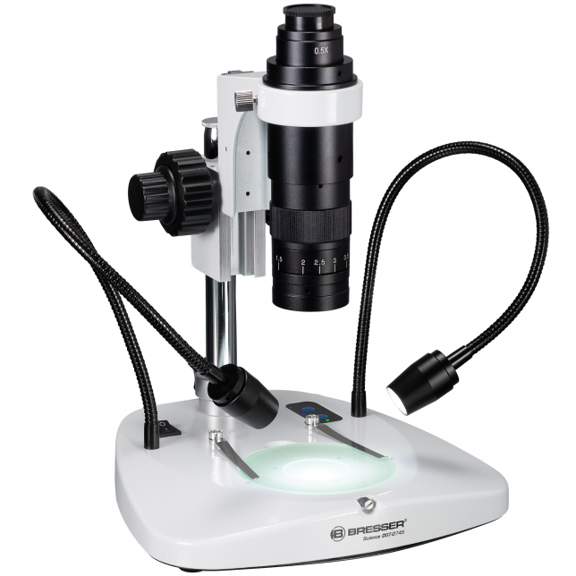 BRESSER Zoom Optics DST-0745 su MikroCam MINI Full HD HDMI kamera ir MINI HDMI Full HD ekranu (13,3 colio)