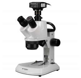 BRESSER stereo trinokulinis mikroskopas „Analyth STR 10x-40x“ su „MikroCamII 12MP“ USB 3.0 kamera