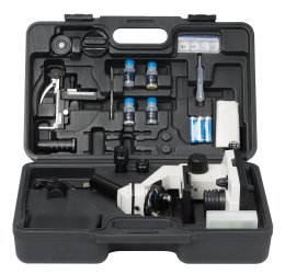 BRESSER Biolux NV 20x-1280x mikroskopas su HD USB kamera