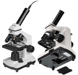 BRESSER Biolux NV 20x-1280x mikroskopas su HD USB kamera
