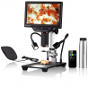 BRESSER WiFi 1080P skaitmeninis mikroskopas 2L su LCD ekranu