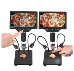 BRESSER WiFi 1080P skaitmeninis mikroskopas 2L su LCD ekranu