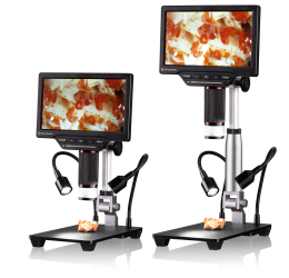 BRESSER WiFi 1080P skaitmeninis mikroskopas 2L su LCD ekranu