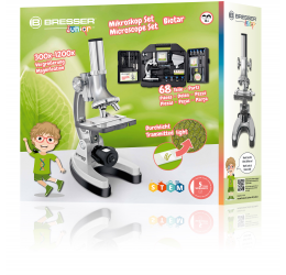 BRESSER JUNIOR Biotar DLX 300x-1200x mikroskopas su dėklu