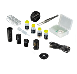 NATIONAL GEOGRAPHIC mikroskopų rinkinys 40x-1024x USB (įskaitant dėklą ir USB okuliarą)