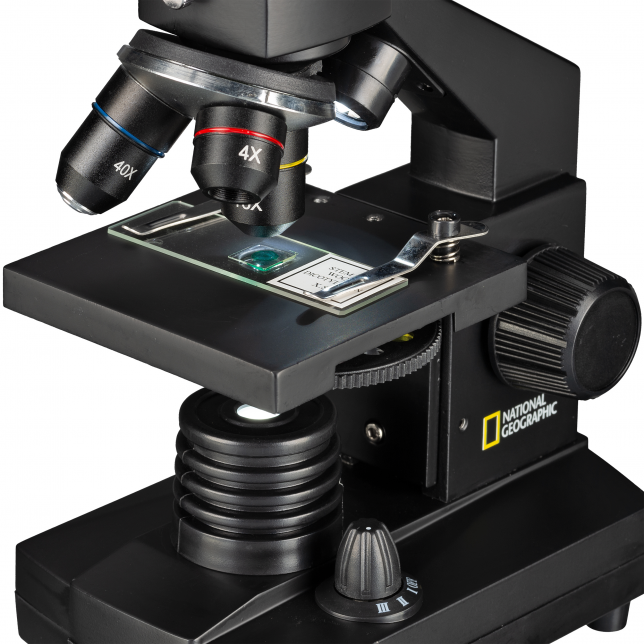 NATIONAL GEOGRAPHIC mikroskopų rinkinys 40x-1024x USB (įskaitant dėklą ir USB okuliarą)