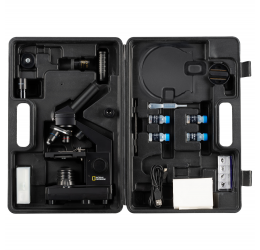 NATIONAL GEOGRAPHIC mikroskopų rinkinys 40x-1024x USB (įskaitant dėklą ir USB okuliarą)
