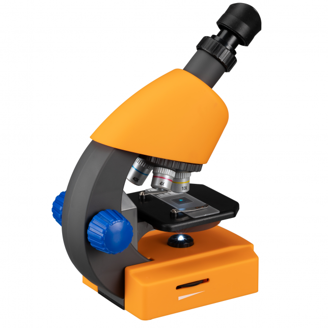 BRESSER JUNIOR 40x-640x mikroskopas su priedais ir kietu dėklu