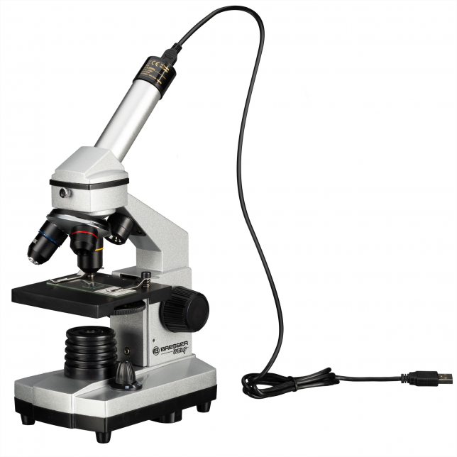 BRESSER JUNIOR 40x-1024x mikroskopo rinkinys su dėklu