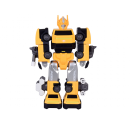 Transformuojamas robotas „MAGNET MECHA“ geltonas