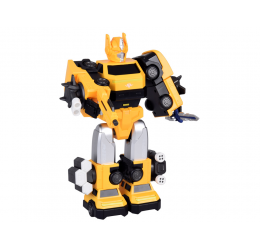 Transformuojamas robotas „MAGNET MECHA“ geltonas