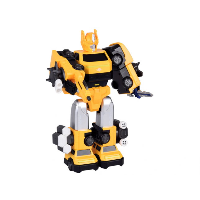 Transformuojamas robotas „MAGNET MECHA“ geltonas