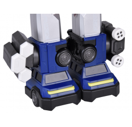 Transformuojamas robotas „MAGNET MECHA“ geltonas