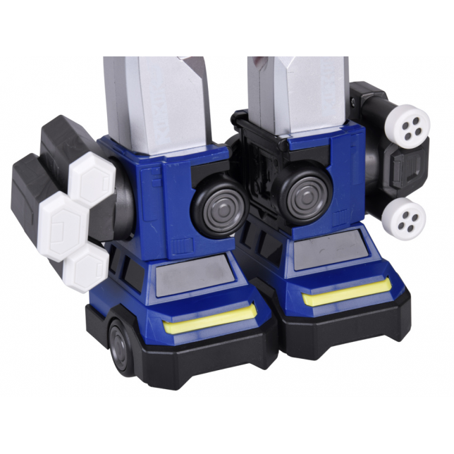 Transformuojamas robotas „MAGNET MECHA“ geltonas