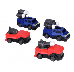 Transformuojamas robotas „MAGNET MECHA“ geltonas