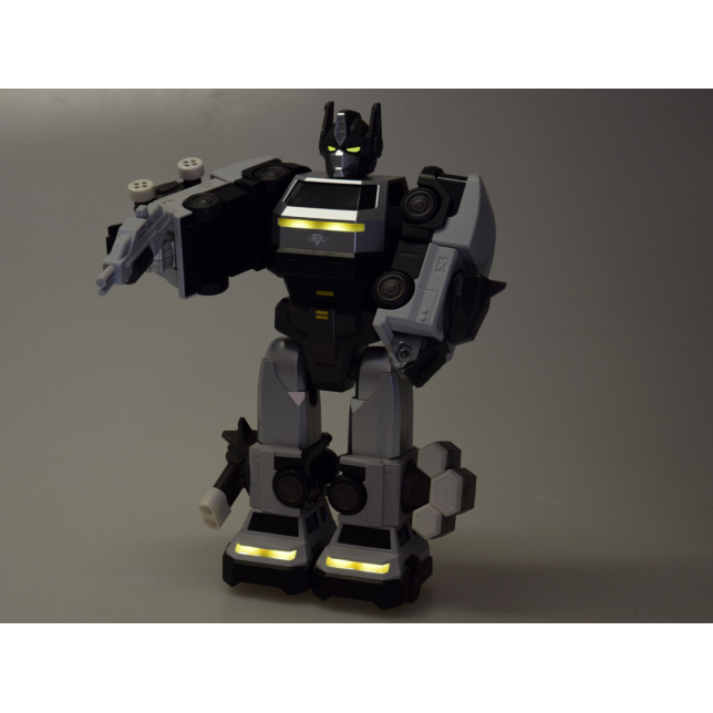 Transformuojamas robotas „MAGNET MECHA“ geltonas
